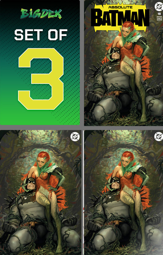 Big Dex Comics Exclusive Absolute Batman #18 Stjepan Sejic Trade Foil and Virgin Variant Set DC Comic Bundle